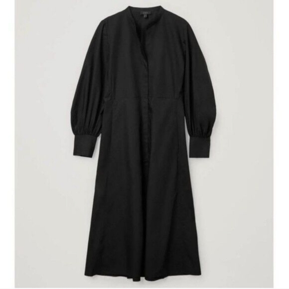 COS Long Sleeve Black Maxi Dress - Picture 2 of 6